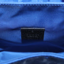 GUCCI GG Canvas Shoulder Bag Blue 643858 Auth 114858AV-20