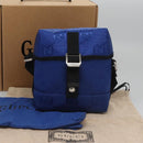 GUCCI GG Canvas Shoulder Bag Blue 643858 Auth 114858AV-12