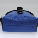 GUCCI GG Canvas Shoulder Bag Blue 643858 Auth 114858AV-5