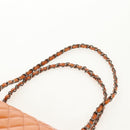 CHANEL Matelasse Chain Shoulder Bag Enamel Orange CC Auth 114864-9