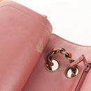 CHANEL Matelasse Chain Shoulder Bag Enamel Orange CC Auth 114864-21