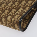 Christian Dior Trotter Canvas Shoulder Bag Brown Auth 114870-16