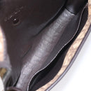 Christian Dior Trotter Canvas Shoulder Bag Brown Auth 114870-12