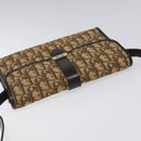 Christian Dior Trotter Canvas Shoulder Bag Brown Auth 114870-6