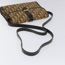 Christian Dior Trotter Canvas Shoulder Bag Brown Auth 114870-7