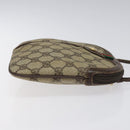 GUCCI GG Supreme Web Sherry Line Bag PVC Beige Gold Red 904 02 047 Auth 114872-4