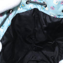 Miu Miu Pouch Nylon Light Blue Silver Auth 114880-17