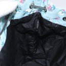 Miu Miu Pouch Nylon Light Blue Silver Auth 114880-18