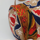 PRADA Shoulder Bag Silk Beige Gold Auth 114898V-16