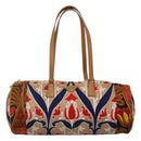 PRADA Shoulder Bag Silk Beige Gold Auth 114898V-13