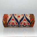 PRADA Shoulder Bag Silk Beige Gold Auth 114898V-5