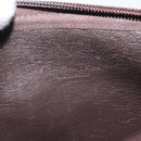 Christian Dior Trotter Canvas Shoulder Bag Brown Gold Auth 114913-10