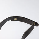 Christian Dior Trotter Canvas Shoulder Bag Brown Gold Auth 114913-8