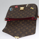 LOUIS VUITTON Monogram Lovelock Pochette Metis Hand Bag 2way M44366 Auth 114916-19