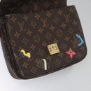 LOUIS VUITTON Monogram Lovelock Pochette Metis Hand Bag 2way M44366 Auth 114916-21