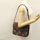LOUIS VUITTON Monogram Lovelock Pochette Metis Hand Bag 2way M44366 Auth 114916-32