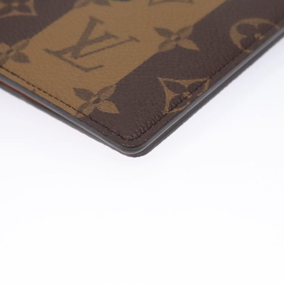 LOUIS VUITTON Monogram Stripe NIGO Quverture Carnet Cover GI0720 Auth 114929SA