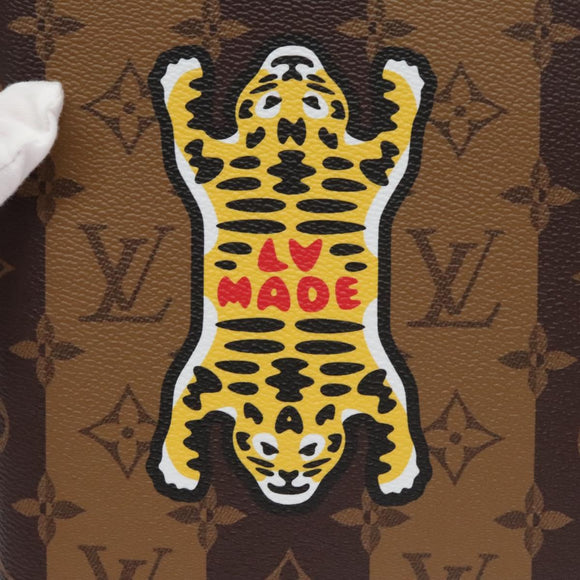 LOUIS VUITTON Monogram Stripe NIGO Quverture Carnet Cover GI0720 Auth 114929SA