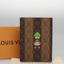LOUIS VUITTON Monogram Stripe NIGO Quverture Carnet Cover GI0720 Auth 114929SA-12