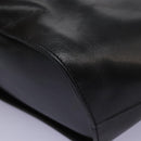 Salvatore Ferragamo Shoulder Bag Leather Black Gold Auth 114930-16