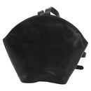 Salvatore Ferragamo Shoulder Bag Leather Black Gold Auth 114930-2
