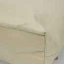 PRADA Tote Bag Nylon Ivory Silver Auth 114933-12