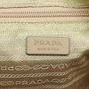 PRADA Tote Bag Nylon Ivory Silver Auth 114933-16