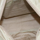 PRADA Tote Bag Nylon Ivory Silver Auth 114933-17