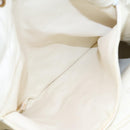 CHANEL Chain Shoulder Bag Canvas Red Gold CC Auth 114940-23