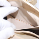 CHANEL Matelasse Shoulder Bag Lamb Skin Gold CC Auth 114942A-23