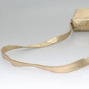 CHANEL Matelasse Shoulder Bag Lamb Skin Gold CC Auth 114942A-7