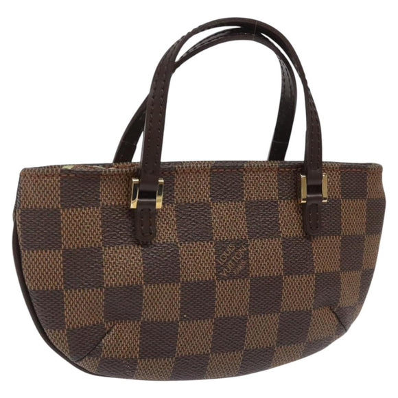 LOUIS VUITTON Damier Ebene Manosque GM Accessory Pouch N51120 LV Auth 114977