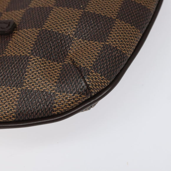 LOUIS VUITTON Damier Ebene Manosque GM Accessory Pouch N51120 LV Auth 114977