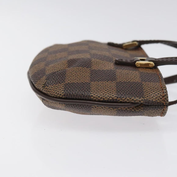 LOUIS VUITTON Damier Ebene Manosque GM Accessory Pouch N51120 LV Auth 114977