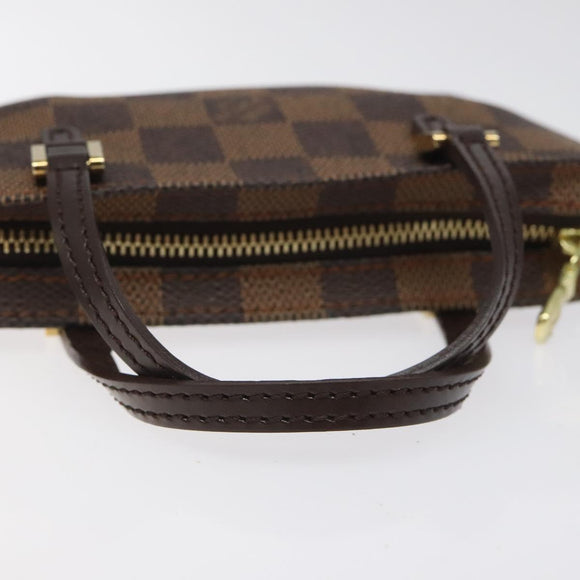 LOUIS VUITTON Damier Ebene Manosque GM Accessory Pouch N51120 LV Auth 114977