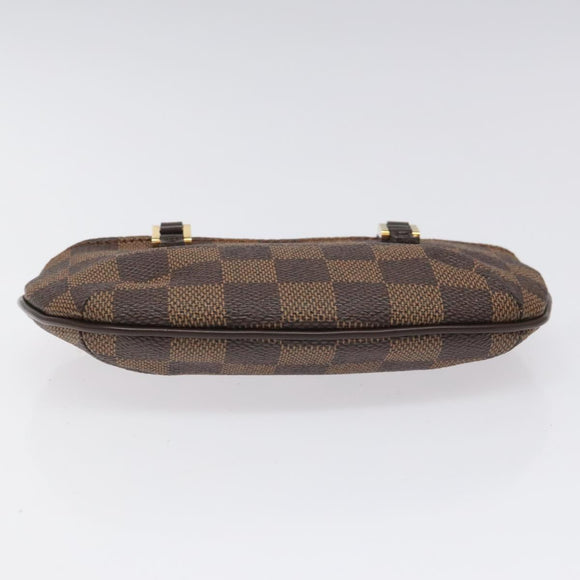 LOUIS VUITTON Damier Ebene Manosque GM Accessory Pouch N51120 LV Auth 114977