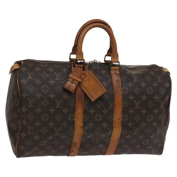 LOUIS VUITTON Monogram Keepall 45 Boston Bag M41428 LV Auth 114982