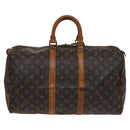 LOUIS VUITTON Monogram Keepall 45 Boston Bag M41428 LV Auth 114982-2