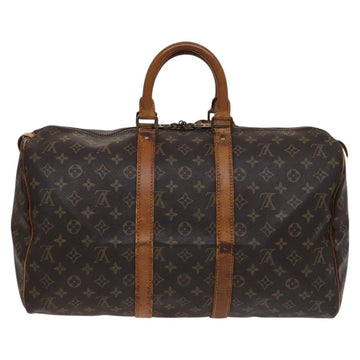 LOUIS VUITTON Monogram Keepall 45 Boston Bag M41428 LV Auth 114982 - 0