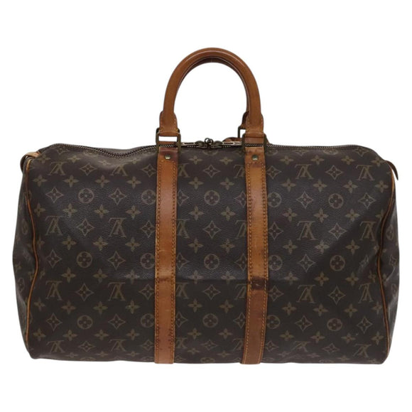 LOUIS VUITTON Monogram Keepall 45 Boston Bag M41428 LV Auth 114982