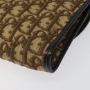 Christian Dior Trotter Canvas Shoulder Bag Brown Auth 114998-16