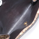 Christian Dior Trotter Canvas Shoulder Bag Brown Auth 114998-12