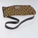 Christian Dior Trotter Canvas Shoulder Bag Brown Auth 114998-7