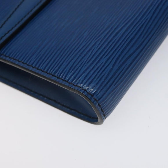 LOUIS VUITTON Epi Pochette Arche Shoulder Bag Blue M52575 LV Auth 115007