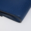 LOUIS VUITTON Epi Pochette Arche Shoulder Bag Blue M52575 LV Auth 115007-13