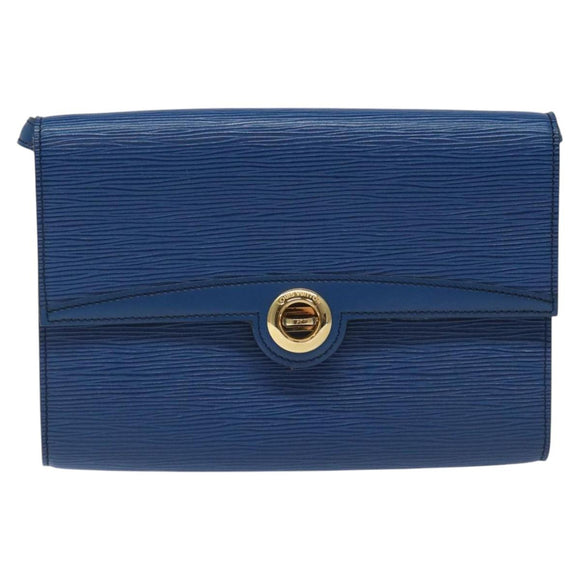 LOUIS VUITTON Epi Pochette Arche Shoulder Bag Blue M52575 LV Auth 115007