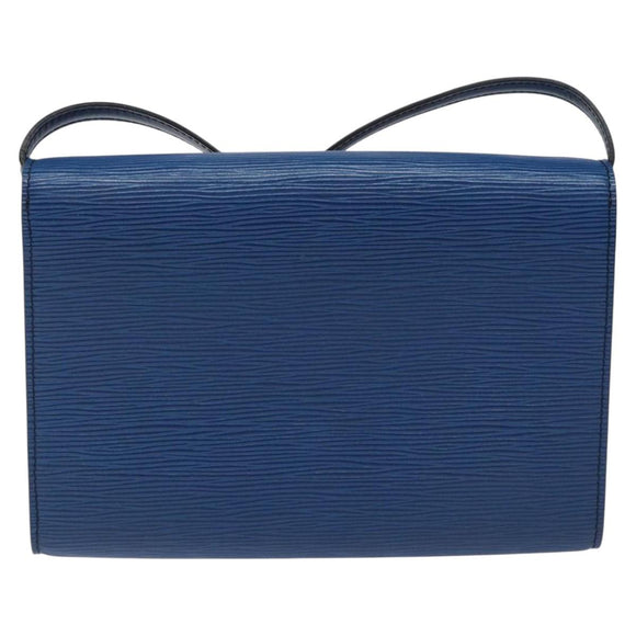 LOUIS VUITTON Epi Pochette Arche Shoulder Bag Blue M52575 LV Auth 115007