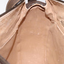 GUCCI GG Supreme Web Sherry Line Bag PVC Beige Gold 001 123 0918 Auth 115011-21