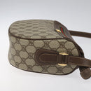GUCCI GG Supreme Web Sherry Line Bag PVC Beige Gold 001 123 0918 Auth 115011-3