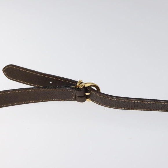 GUCCI GG Supreme Web Sherry Line Bag PVC Beige Gold 001 123 0918 Auth 115011